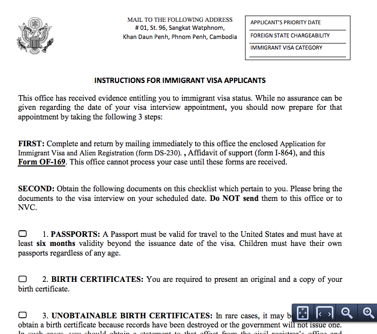 dv 2015 step diversity lottery visas visajourney nvc form i 864