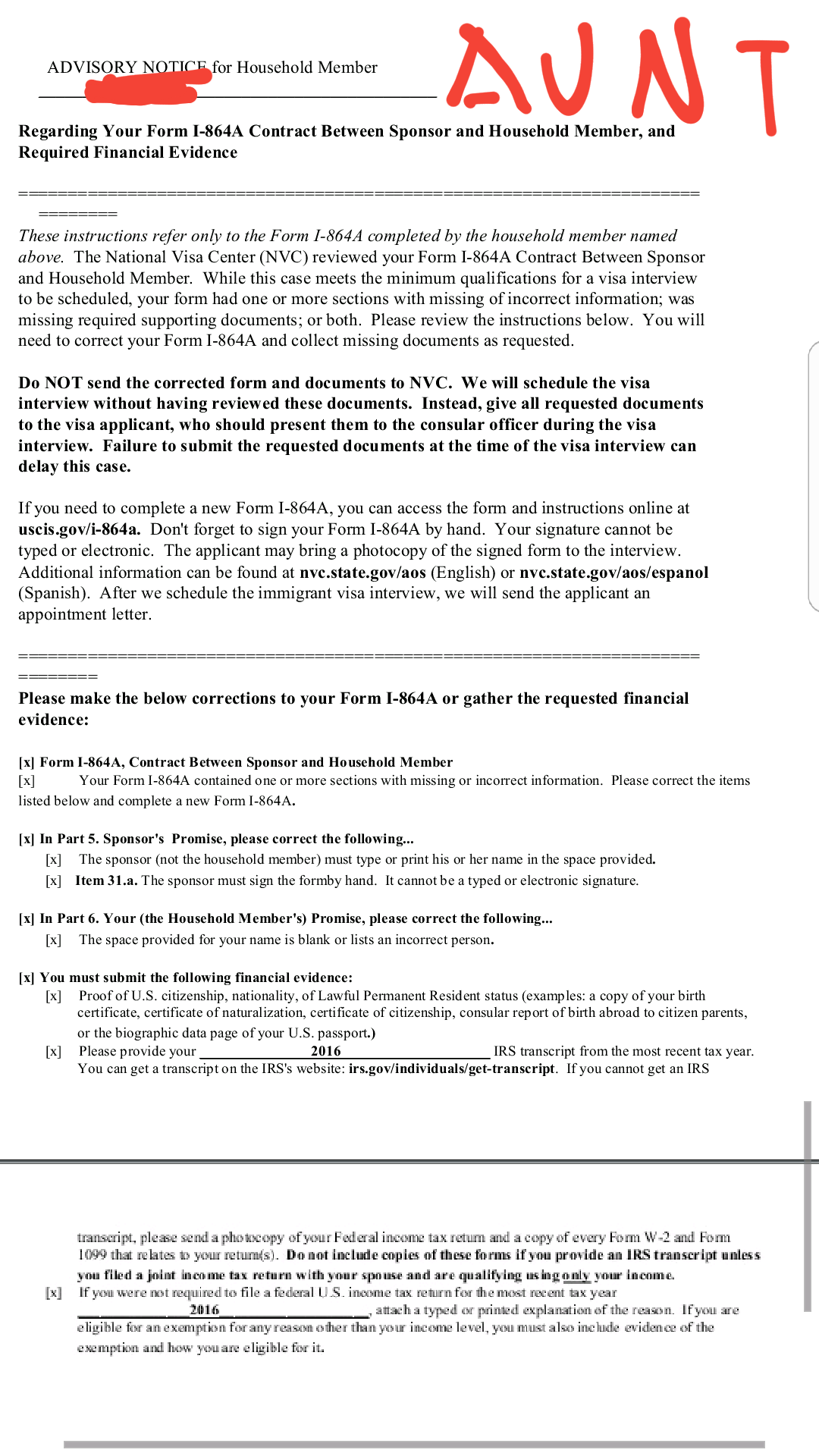 ir 5 a little concern bringing family members of us citizens to i864a form