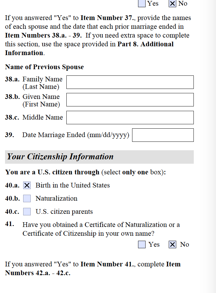 writing n a or 0 in the i 129f form k 1 fiance e visa process form i 29f