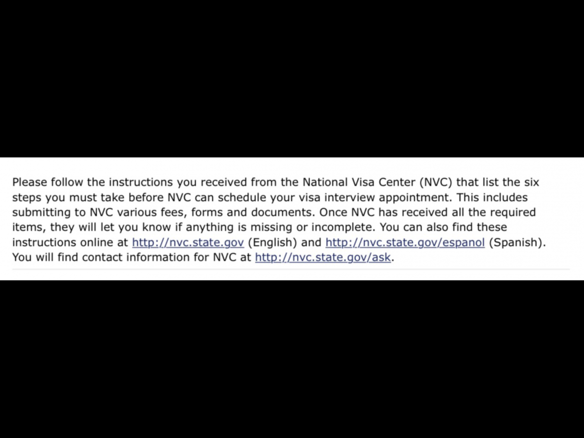 NVC CASE STATUS_K1 VISA K1 Fiance(e) Visa Process & Procedures