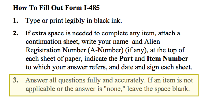 Leaving blank vs filling in "NONE" and "N/A" - Adjustment ...