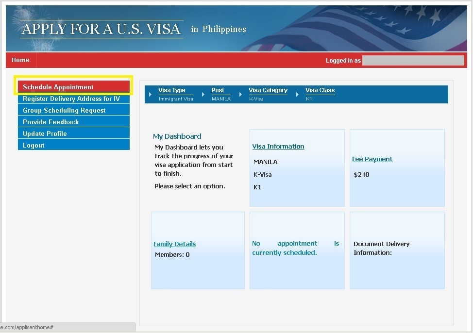 Visa appointment. AIS visa USA. Apply for a visa. USA Embassy Appointment.