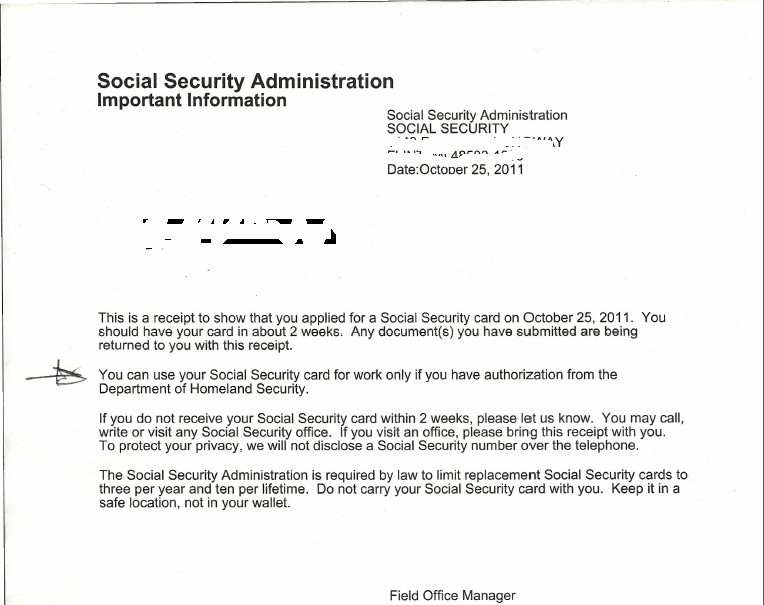 Removing Valid To Work Only With Dhs Authorization From Social Security Card Working Traveling During Us Immigration Visajourney