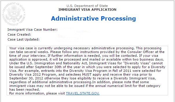 Administrative Processing-Can someone explain about reply from US