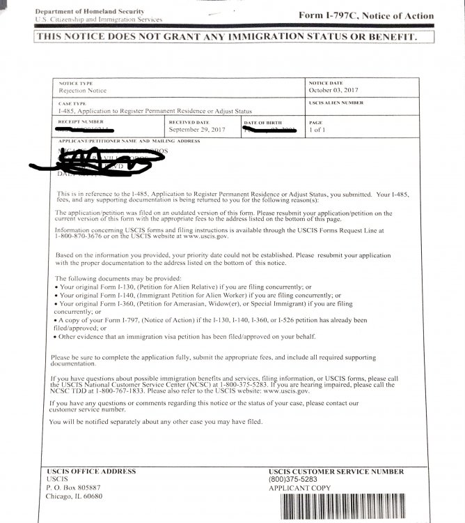 K2 Visa - AOS Application Rejected - Need Help ... K2 Visa - AOS Application Rejected - Need Help ...