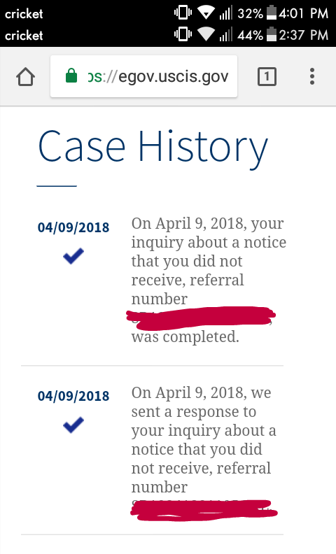 Uscis Service Request Referral Number Status