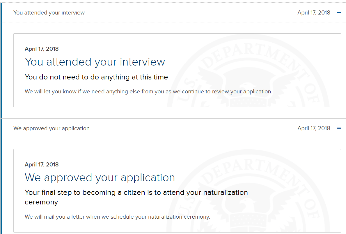 n 400 february filers 2018 page 63 us citizenship case when to schedule an interview