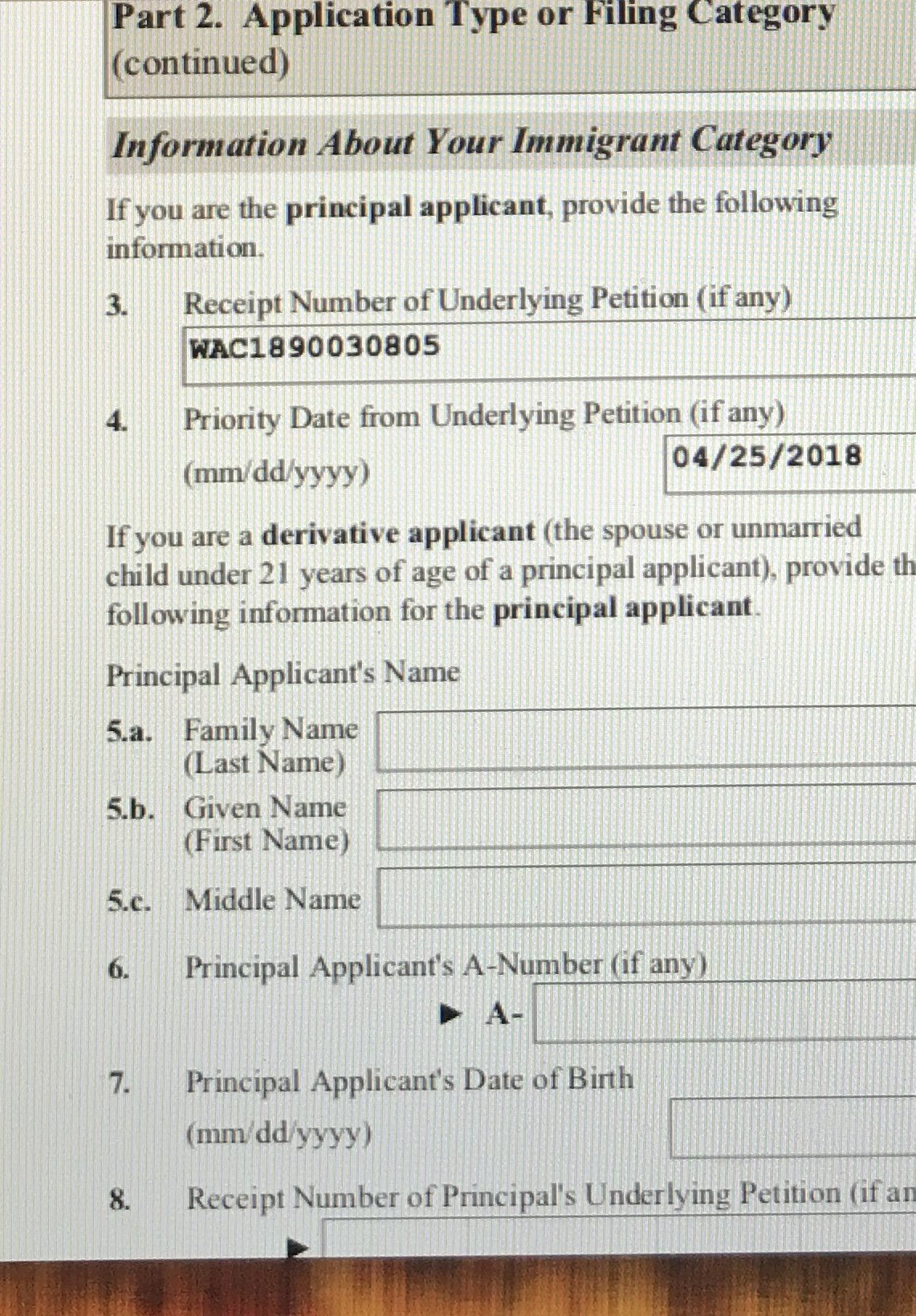 form i 485 receipt number of underlying petition
Question on form i-17 part 17 17a-17 - Adjustment of Status ... form i 485 receipt number of underlying petition
Question on form i-17 part 17 17a-17 - Adjustment of Status ...