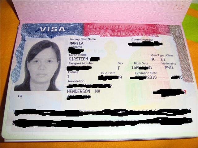 k1 visa visa journey