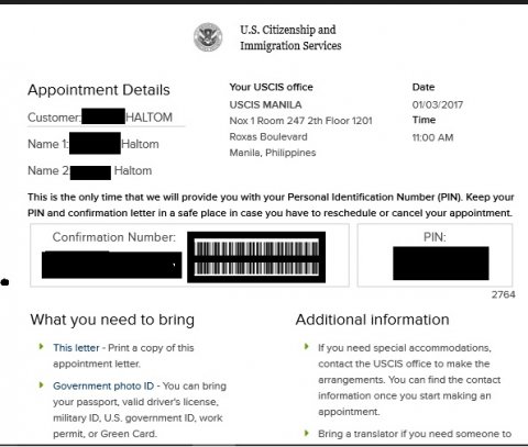 US Immigration Documents & Photos