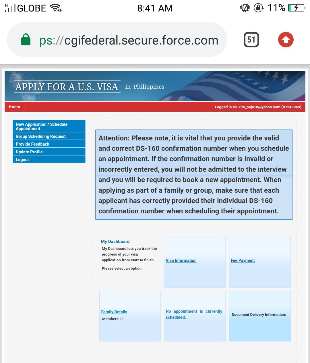 Delivery address registration ustraveldocs ph page 2