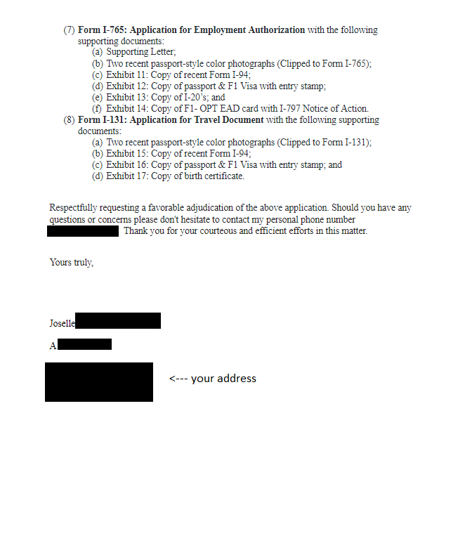 i 485 cover letter pdf