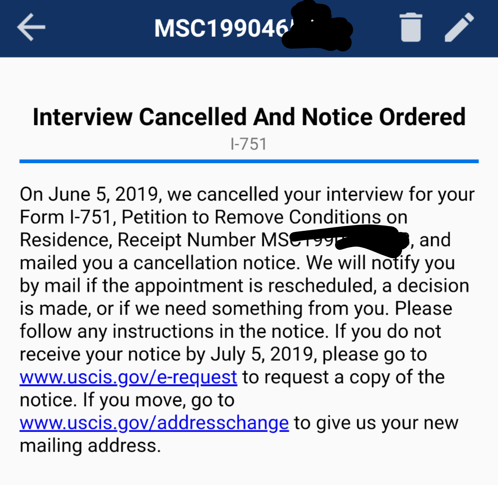 Processing Times (I751) for MSC (National Benefits Center) Page 24