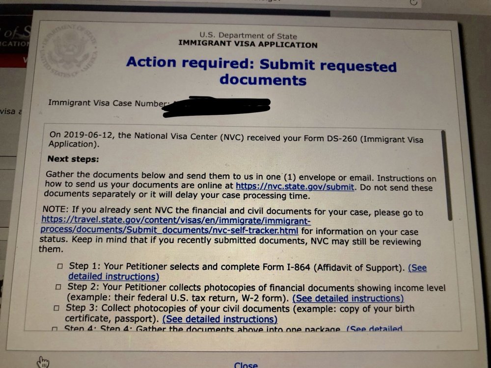 NVC Filers - June 2019 - Page 24 - IR-1 / CR-1 Spouse Visa Case Filing and Progress Reports
