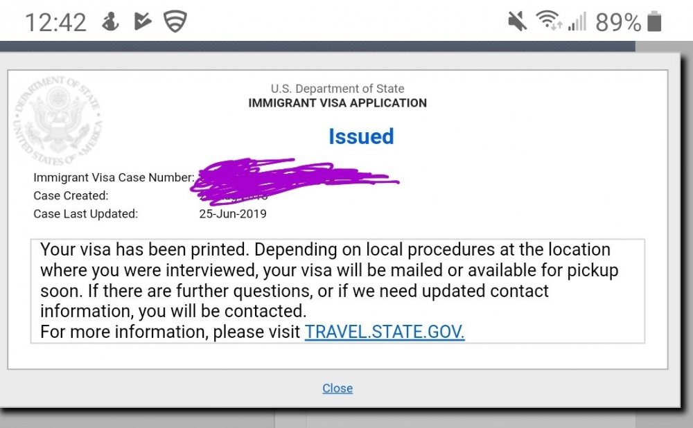 Issued Visa when to pick up? - Bringing Family Members of US Citizens