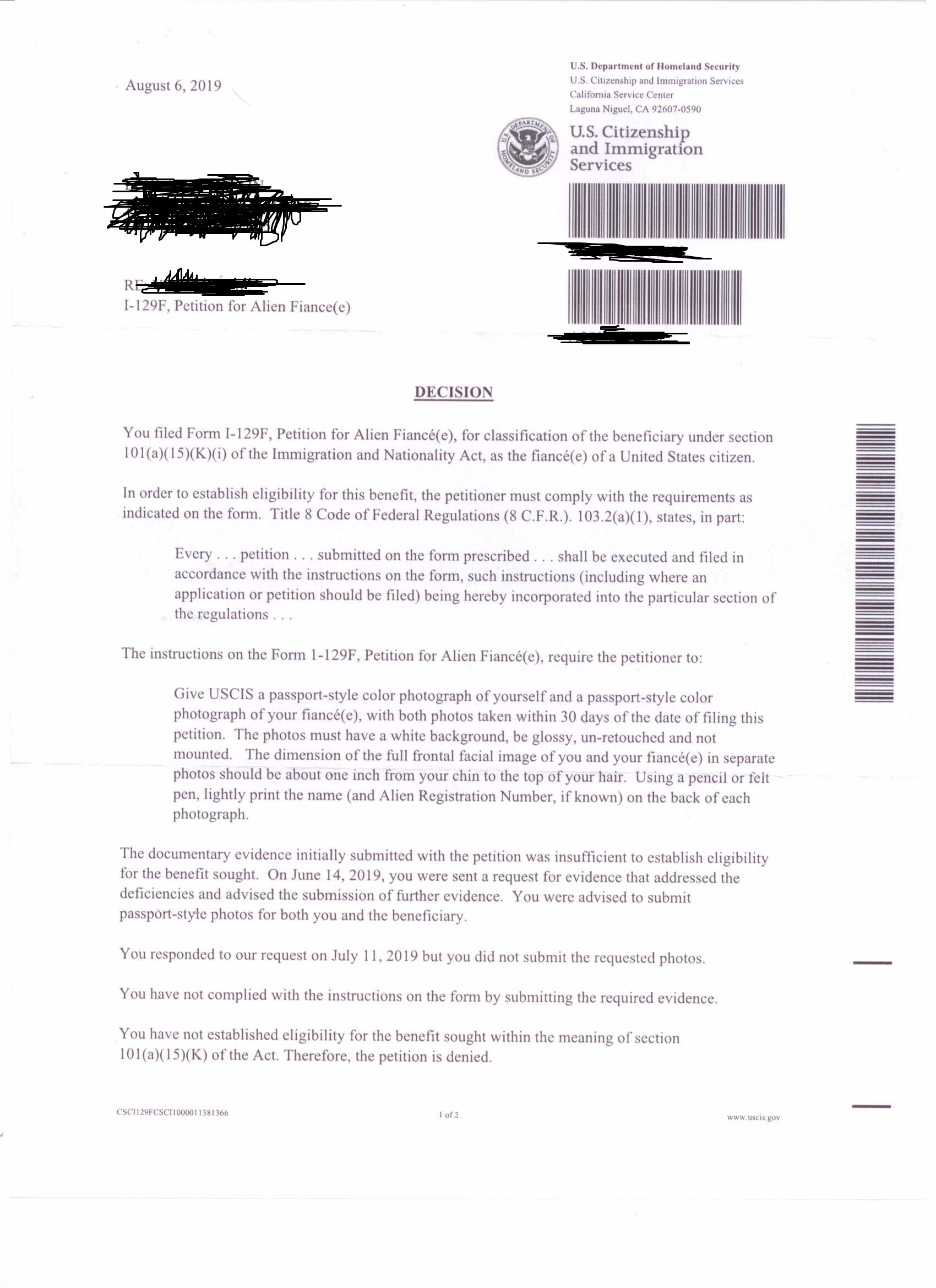 i129f Packet Assembly by Binder OK? - Page 2 - K-1 Fiance(e) Visa Process &  Procedures - VisaJourney