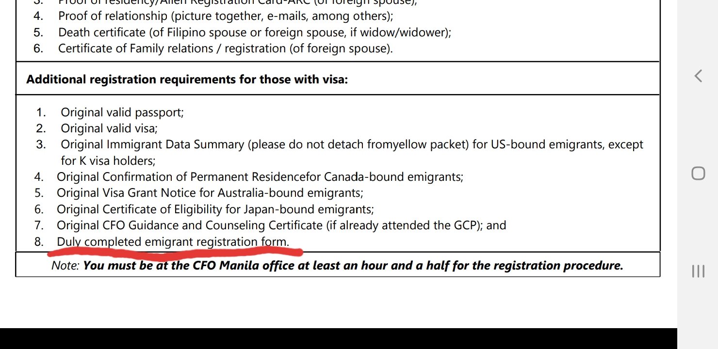 CFO Seminar for K1 Visa Requirements Philippines VisaJourney