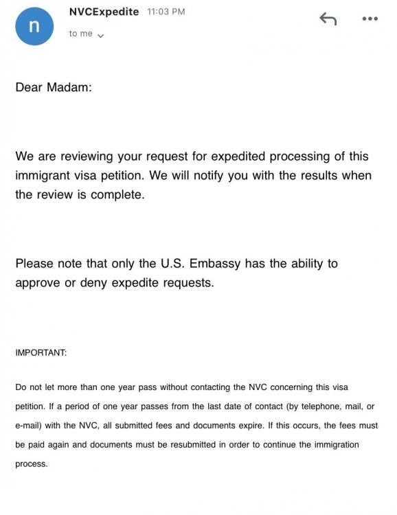 Nvc Expedite IR 1 CR 1 Spouse Visa Process Procedures VisaJourney