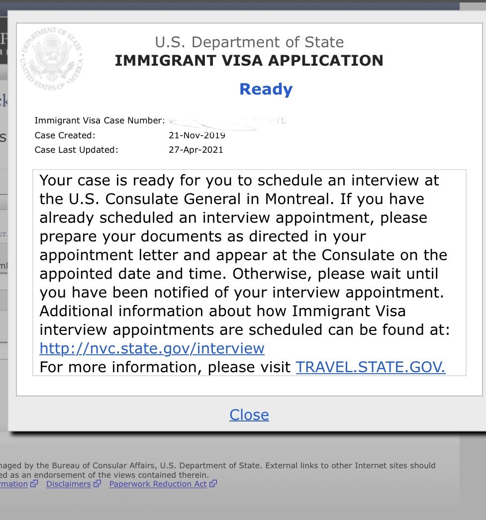 Ceac Status Changed to READY After Interview IR1 / CR1 Spouse Visa