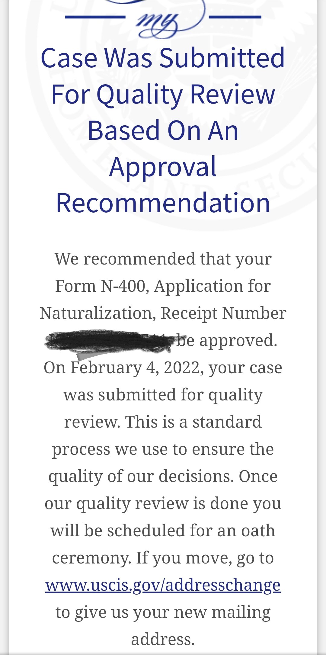 N400 September 2020 Filers Page 73 US Citizenship Case Filing and Progress Reports