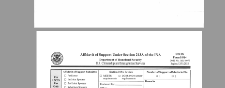 Cover Letter for I-864 for IR-1? - IR-1 / CR-1 Spouse Visa Process